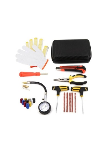 Sones 10 Adet Otomotiv Vakum Lastik Tamir Aracı Araba Lastiği Yama Alet Seti