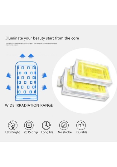 Beyaz Led Lamba 50 W Akıllı Ic Projektör Smd 2835 Çip 220 V Açık Uzun Servis Süresi Dıy Led Ampul Lamba Projektör Spot Aydınlatma