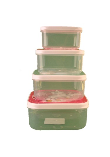 River World 1 Adet Üstüste Kilitlenebilen Saklama Kabı Kavanozu