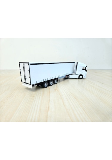 1/64 Ölçek Beyaz Volvo Fh4 Tır Maketi 25 Cm Boy