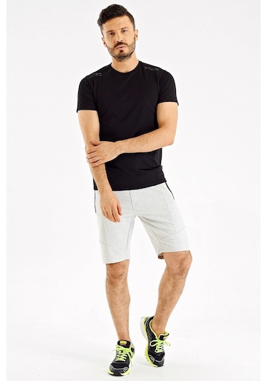 Uhlsport Erkek Günlük T-shirt Kevin M 3202110 Siyah