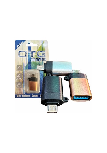 Metal Micro Otg USB Aparat - Dönüştürücü