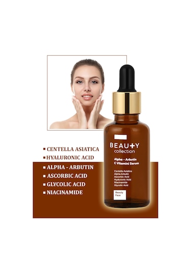 Beauty Collection Alpha-Arbutin C Vitamini Serum 30 ML