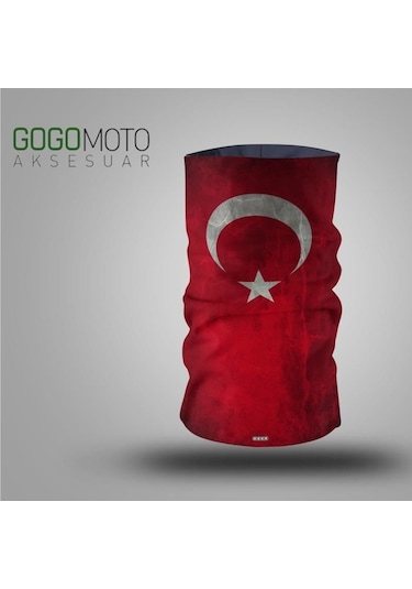 Gogo Buff Türk Bayrağı Siyah