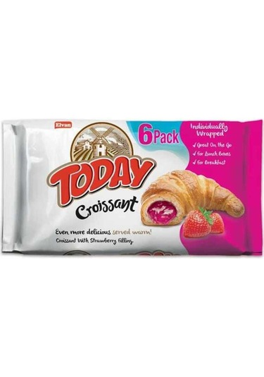 Today Kruvasan Çilekli 40 Gr. 6 Adet (1 Kutu)