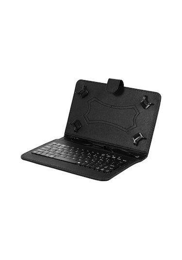 Katlanabilir Katlanabilir Folio Manyetik Pu Deri Kılıf Kapak Standı Tutucu Klavye Olmadan Kalem Kalem Android 7/8 İnç Tablet İçin