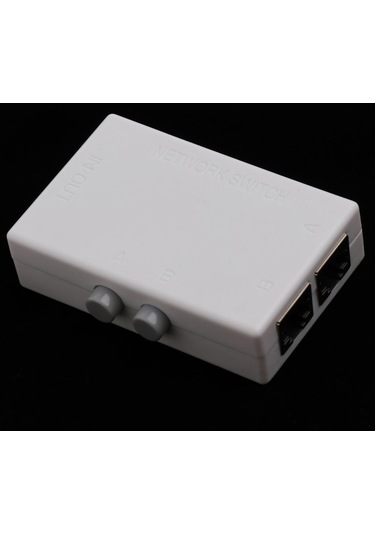 Homyl Mini 2port Manuel Ağ Paylaşım Anahtarı 2ın1 1ın2 Rj45
