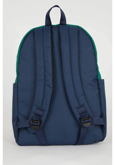 Defacto Unisex Su Geçirmez Kumaş Okul Sırt Çantası A9333AXNSNV2 Lacivert