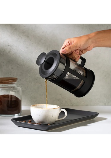 Nehir Velvet 350 ML Borosilikat French Press Siyah