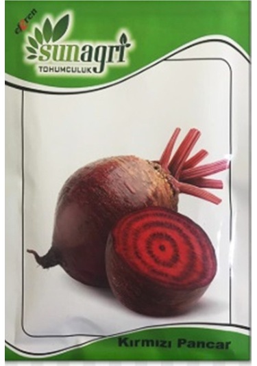 Kırmızı Pancar Tohumu 10 Gr. - 4 Saksı+torf Hediye