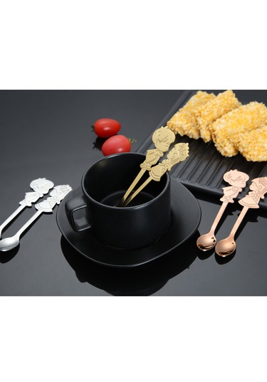 Homyl Düğün Parti Paslanmaz Çelik Kahve Çay Altın