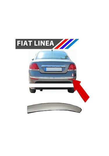 Fiat Linea Arka Tampon Çıtası Sağ Taraf Krom 2012 - 2014