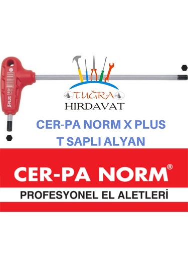 Cerpa xPlus T Saplı Alyan Anahtar 2.5 x90 T Saplı Allen Anahtar