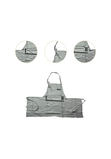 Suntek Sanatçı Önlük Yardımcı Profesyonel Sanat Gri Gri