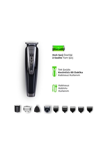 Goldmaster GM-8110 Venge 9 in 1 Erkek Bakım Seti