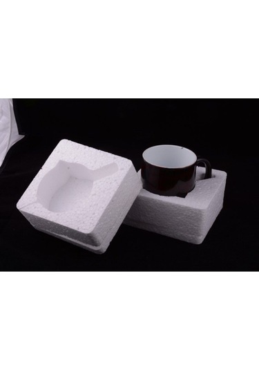 Porselen S Harfli Beyaz Kupa Bardak Beyaz