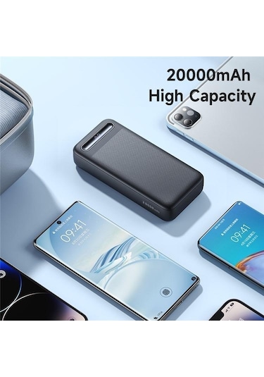 Mcdodo MC-4432 10.5 W 20000 mAh Ekranlı Powerbank Siyah
