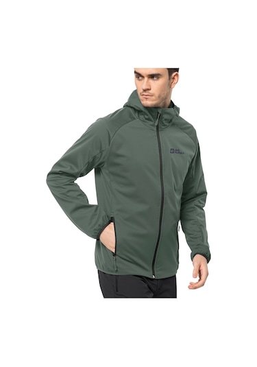 Jack Wolfskin Felberg Softshell Erkek Outdoor Ceket Yeşil