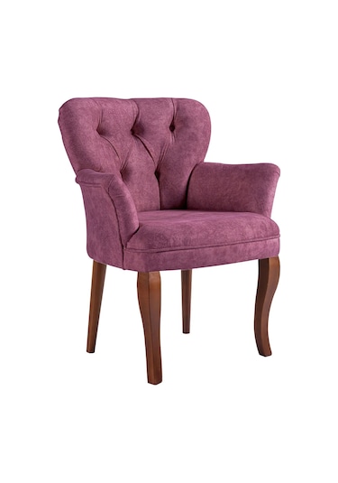 Iona Comfortcraft Luxe Berjer - Kafe Otel Mutfak Sandalyesi Tekli Koltul Gül Kurusu