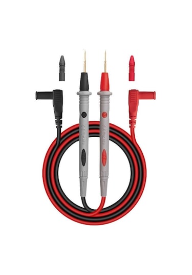 1 Çift İğne Uçlu Multimetre Probu 1000V 20A  Tüm Multimetreler