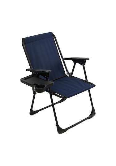 Natura Bardaklıklı Kamp Sandalyesi - Lacivert
