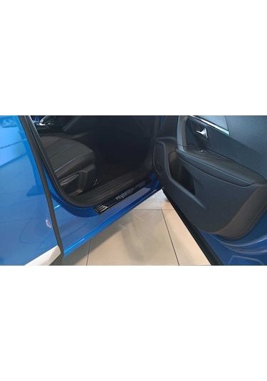 Peugeot 2008 Kapı Eşiği Kromu Nikelajı Titanyum Siyah 2020 Sonras