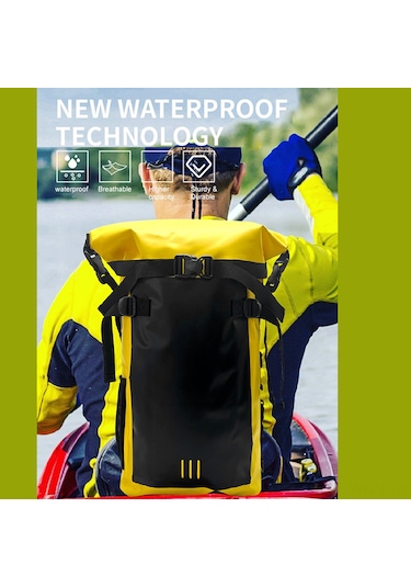 Neevoyu Yeşil 30l Ipx6 Su Geçirmez Sırt Çantası - Spor Ve Outdoor Etkinlikler İçin, Islak-kuru Ayrımı Ve Dayanıklı 500d Pvc Malzeme Yeşil