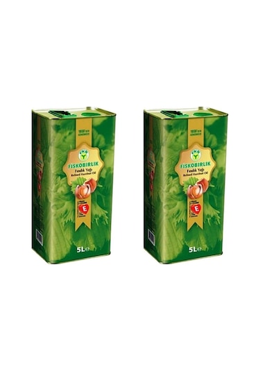 Fiskobirlik Fındık Yağı Teneke 2 x 5 L