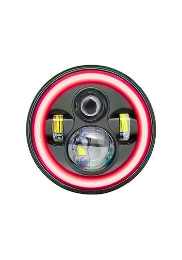 Pazly 1 Adet 7 İnç Araba Motosiklet Led Far Drl Dönüş Sinyali Düşük K22772r-1