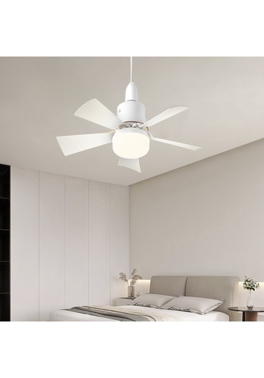 Geeksen Uzaktan Kumandalı 3 Renkli Aydınlatmalı E27 Fan Lamba - 30w Dimmable Diğer