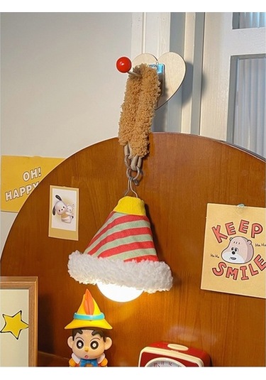 Pazly Duvara Monte Yatak Odası Başucu Gece Lambası Uyku Işığı Mavi Led Mavi