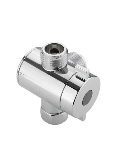 1/2 İnç 3 Yollu T-adaptör Banyo Duş Başlığı Kola Monte Yönlendirme Vanası Musluğu