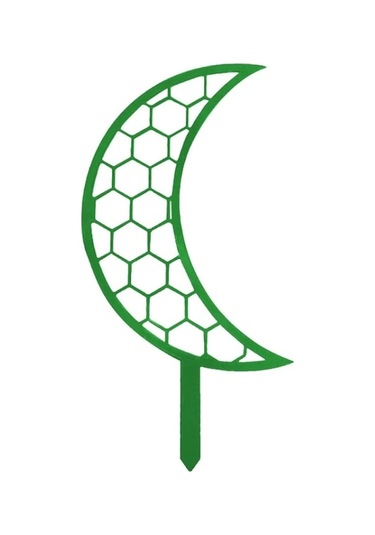 Rogfer Plastik Ay Tırmanma Standı Balkon Pot Bitki Bahçecilik Dekoratif Çiçek Tutucu Beyaz