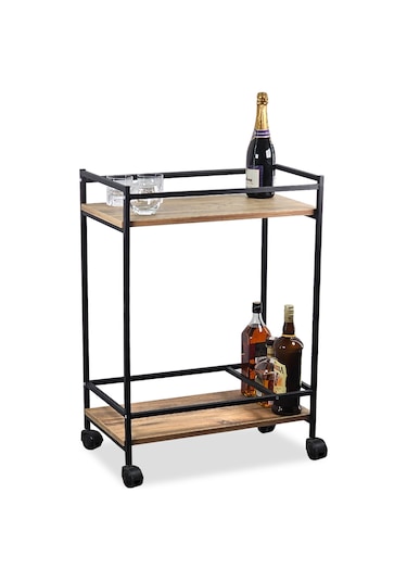 Servis Arabası Tekerlekli Sehpa Sunum Arabası 5115