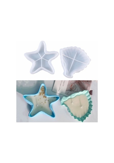 İstiridye Kase Epoksi Ve Beton Silikon Kalıp - Kod: 1004c