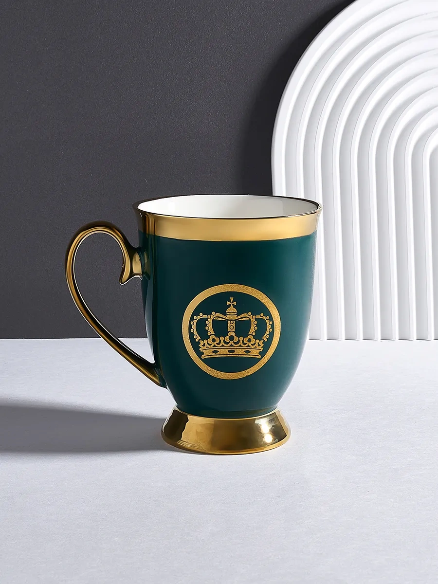 Teplo V Rukah Çay İçin Bardak, Seramik Kahve Kupası, Porselen 178188754 Yeşil