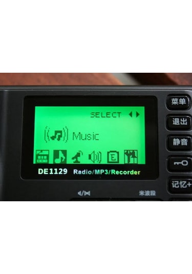 Degen DE1129 Fm Stereo/am/sw Dsp Ats 4 GB Mp3 Çalar Dijital Radyo