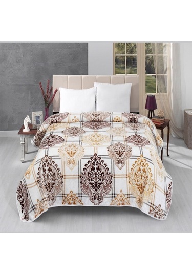 Mink Battaniye Lacasa 1100 Kahve Çift Kişilik