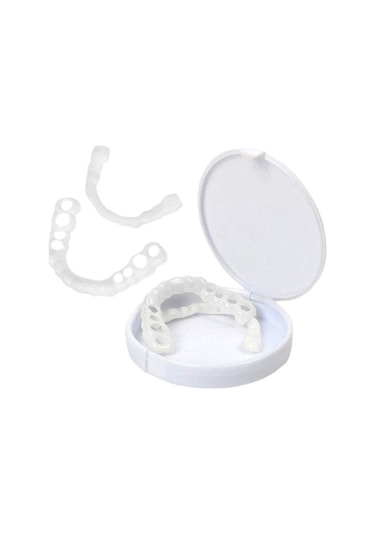 Hangfox Geçici Diş Kaplama, Üst Ve Alt Dişler İçin Dekoratif Protez, Kolay Takılabilir, Hemen Düzenli Parlak Dişler, Güvenli Konforlu Malzeme