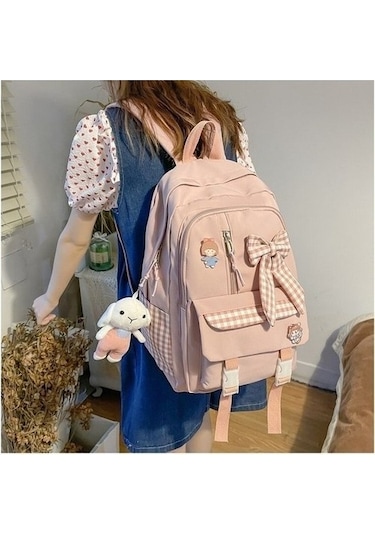 Öğrenci Okul Çantası 8g32ws Pembe