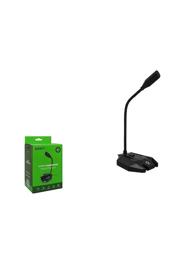 Snopy SN-110M Led Işıklı Oyuncu Masa Üstü Mikrofon