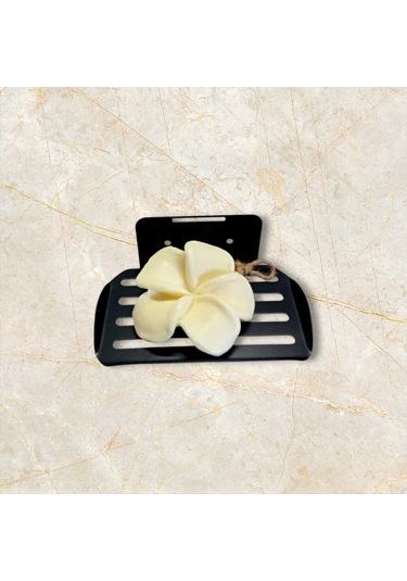 Kitaro Yapışkanlı Ve Vidalı Sabunluk Oval Mat Siyah Mat Siyah