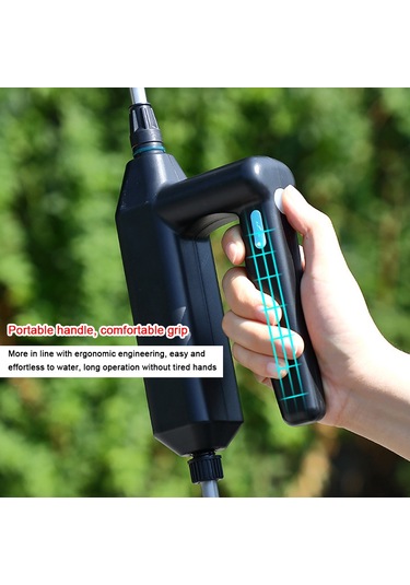 Gajeena 7.4v Yüksek Güçlü Şarjlı Püskürtme Tabancası - 2000mah Pil, 5m Hortum, Ayarlanabilir Uzunluk 32-60cm