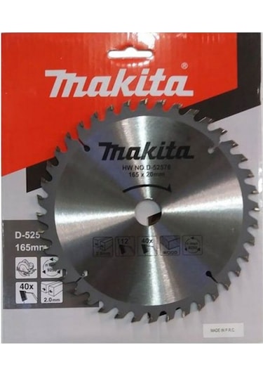 Makita D-52576 Daire Testere 165X40 Diş