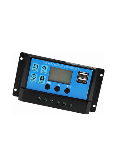 Lemestar Güneş Enerjisi Pwm Kontrolörü 12/24v Otomatik Tanıma, 3a Çift Usb Şarj, 50a, Ekranlı, 3 Aşamalı Yönetim Ve Çoklu Koruma Özellikli