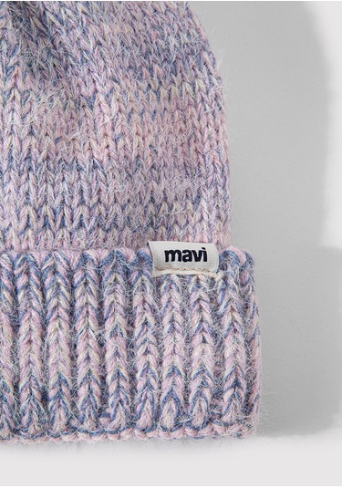 Mavi - Ponponlu Lila Bere 1912799-34525 Lila