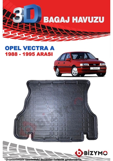 Opel vectra A 1988-1995 3D Bagaj Havuzu Bizymo Opel vectra A 1988