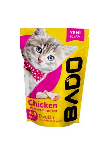 Bado Yavru Kedi Maması Tavuk Etli 400gr