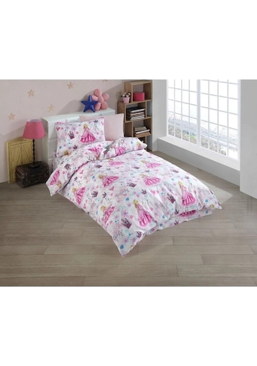 Almira Tek Kişilik Genç Pamuklu Nevresim Takımı Pamuk Prenses