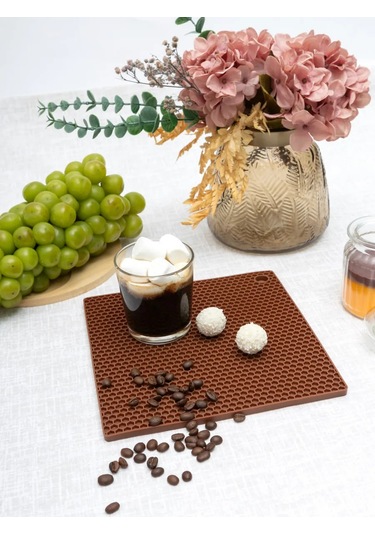 Arrıchi Sıcak Yemekler İçin Mutfak Silikon Standı 228362810 Kahverengi